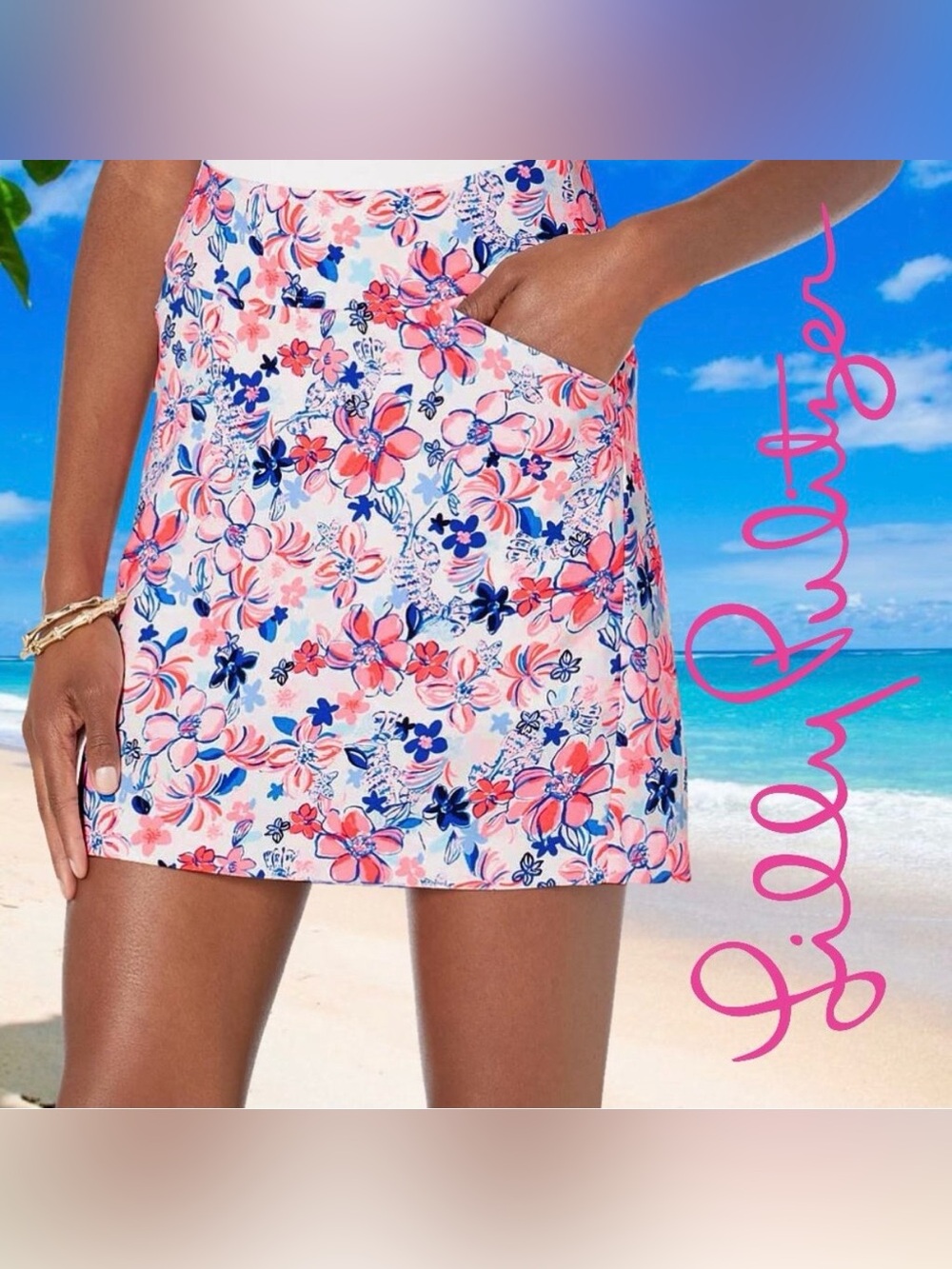 Lilly Pulitzer Jonas Skort Party Like a Lobster